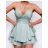 Šaty letné elegantné na ramienka dámske (S/M ONE SIZE) TALIANSKA MÓDA IMPBB22B8753