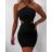 Šaty letné na ramienka dámske (S/M ONE SIZE) TALIANSKA MÓDA IMPBB22C23662