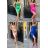 Šaty dlhé elegantné letné bez rukávov dámske (S/M ONE SIZE) TALIANSKA MÓDA IMPBB22A3826