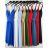 Šaty letné elegantné na ramienka dámske (S/M ONE SIZE) TALIANSKA MÓDA IMPBB22A10989