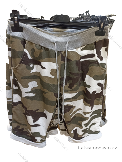 Kraťasy šortky bavlnené dámske (S/M/L ONE SIZE) TALIANSKA MÓDA IMN22032