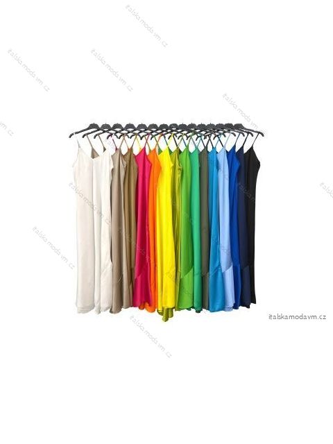 Šaty letné na ramienka dámske (S/M ONE SIZE) TALIANSKA MÓDA IMPLM2213133A3