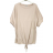 Tričko/tunika krátky rukáv dámska nadrozmer (XL/2XL ONE SIZE) TALIANSKA MóDA IM422250/DR1 ružová