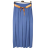 Sukňa dlhá dámska (S / M ONE SIZE) TALIANSKÁ MÓDA IM722063/DR čierna S/M