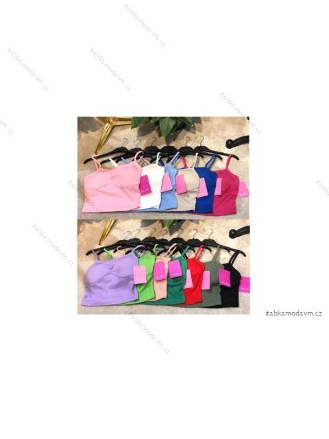Tielko crop top na ramienka dámske (S/M ONE SIZE) TALIANSKA MÓDA IMPBB22L22455
