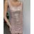 Šaty letní elegantní na ramínka dámské (S/M ONE SIZE) ITALSKÁ MÓDA IMPBB22P4852