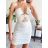 Šaty letné elegantné na ramienka dámske (S/M ONE SIZE) TALIANSKA MÓDA IMPBB22A106621