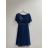 šaty plesové elegantní společenské krátký rukáv dámské (L/XL/2XL ONE SIZE) ITALSKÁ MÓDA IMM22689