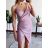 Šaty letné na ramienka dámske (S/M ONE SIZE) TALIANSKA MÓDA IMPBB22C21142