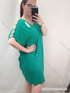 Šaty letné oversize na ramienka dámske viskoza nadrozmer (XL/2XL/3XL/4XL ONE SIZE) TALIANSKA MÓDA IMD22488