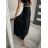 Sukně dlouhá  dámská (S/M/L ONE SIZE) ITALSKá MóDA IM322HAREM/DR S/M Černá