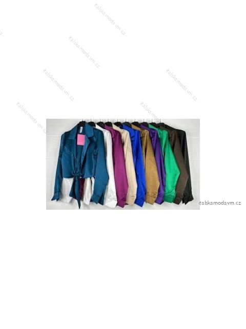 Sako dlouhý rukáv dámské (S/M ONE SIZE) ITALSKÁ MÓDA IMPBB22S3507