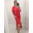 Šaty dlhé maxi letné voľnočasové krátky rukáv dámske viskoza (L/XL/2XL/3XL ONE SIZE) TALIANSKA MÓDA IMD22382/DURkhaki