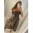 Šaty letní carmen dámské (S/M ONE SIZE) ITALSKÁ MÓDA IMPHD223488