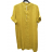 Šaty košeľové krátky rukáv dámske (S/M ONE SIZE) TALIANSKA MóDA IM722108/DR L / XL žltá