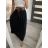 Sukňa dlhá dámska (S / M ONE SIZE) TALIANSKÁ MÓDA IM722063/DR čierna S/M