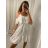 Šaty letné elegantný carmen na ramienka dámske (S/M ONE SIZE) TALIANSKA MÓDA IMD22353