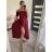 Šaty carmen dlouhé letní přes ramena dámské (S/M ONE SIZE) ITALSKÁ MÓDA IMM22399/DR S/M oranžová