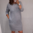 Šaty klasik dlhý rukáv dámske (XL/XXL ONE SIZE) TALIANSKÁ MÓDA IM321410