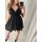 Šaty letné na ramienka dámske (S/M ONE SIZE) TALIANSKA MÓDA IMPHD2222658