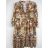 Šaty letné 3/4 rukáv dámske (S/M ONE SIZE) TALIANSKA MÓDA IMPBB22F10299E