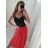 Sukně dlouhá skládaná dámská (S/M/L ONE SIZE) ITALSKÁ MÓDA IM422891