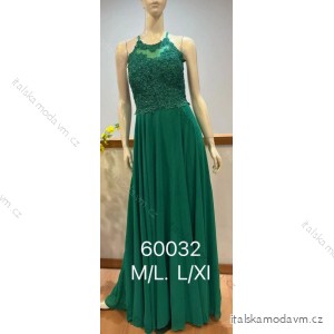 Šaty elegantné dlhé bez rukávov dámske (M/LL/XL ONE SIZE) TALIANSKA MóDA IMM22PL60032