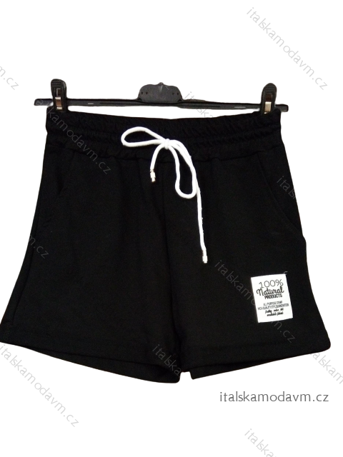 Kraťasy šortky letné dámske (S/M ONE SIZE) TALIANSKA MÓDA IMM22BR1895/DR