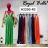 Šaty dlhé skladané na ramienka dámske (S/M ONE SIZE) TALIANSKA MÓDA IMPBR22H2293-R2
