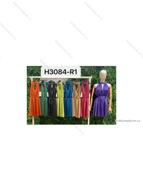 Šaty bez rukávov dámske (S/M ONE SIZE) TALIANSKA MÓDA IMPBR22H3084-R1