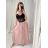 Sukně dlouhá skládaná dámská (S/M/L ONE SIZE) ITALSKÁ MÓDA IM422891