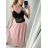 Sukně dlouhá skládaná dámská (S/M/L ONE SIZE) ITALSKÁ MÓDA IM422891