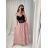 Sukně dlouhá skládaná dámská (S/M/L ONE SIZE) ITALSKÁ MÓDA IM422891