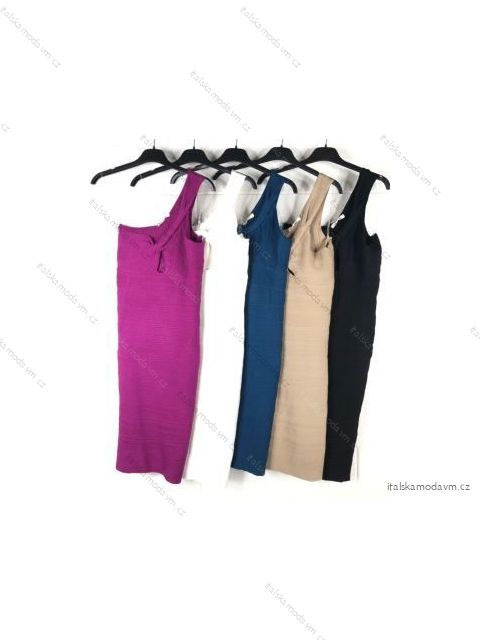 Šaty letní bez rukávu dámské (S/M ONE SIZE) ITALSKÁ MÓDA IMPBB2208698-1r