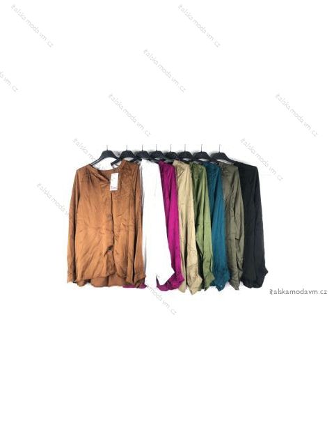 Košeľa dlhý rukáv dámske (S/M ONE SIZE) TALIANSKA MÓDA IMPBB22F2747