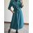 Kabát dlhý dlhý kabát dámske (S/M ONE SIZE) TALIANSKA MÓDA IMPBB22E55571