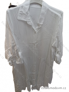 Šaty košeľové dlhý rukáv dámske (S/M ONE SIZE) TALIANSKA MóDA IM322301
