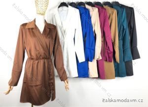 Šaty košeľové dlhý rukáv dámske (S/M ONE SIZE) TALIANSKA MÓDA IMPBB22S2864
