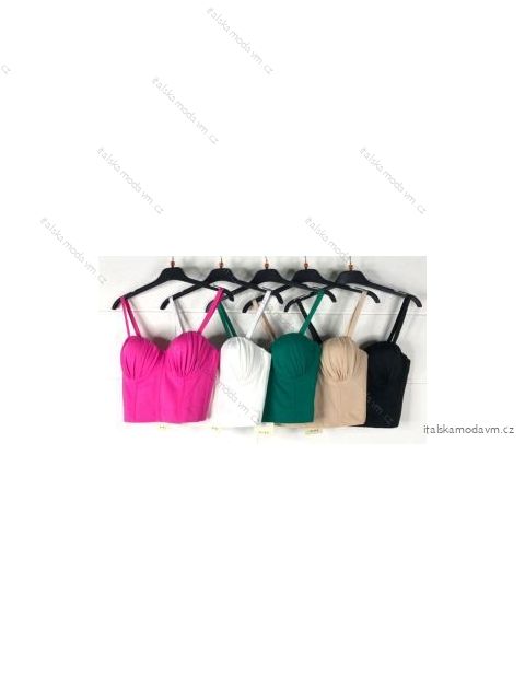 Top na ramienka dámske (S/M ONE SIZE) TALIANSKA MÓDA IMPBB22M2098