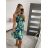 Šaty letné športové icecool na ramienka krátke dámske (S/M ONE SIZE) TALIANSKA MóDA IMM22911/DR