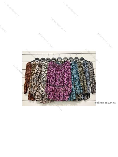 Tunika dlhý rukáv dámska (S/M ONE SIZE) TALIANSKA MÓDA IMPSH22N120A