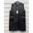 Vesta s kapucí bez rukávu dámská (S/M ONE SIZE) ITALSKÁ MÓDA IMPSH225671