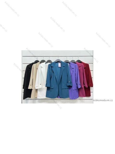 Sako dlouhý rukáv dámská (S/M ONE SIZE) ITALSKÁ MÓDA IMPSH2251265