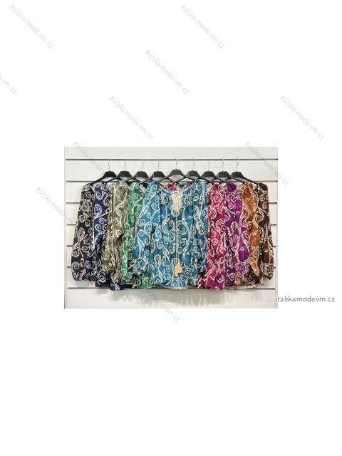 Tunika dlhý rukáv dámska (S/M ONE SIZE) TALIANSKA MÓDA IMPSH2222316