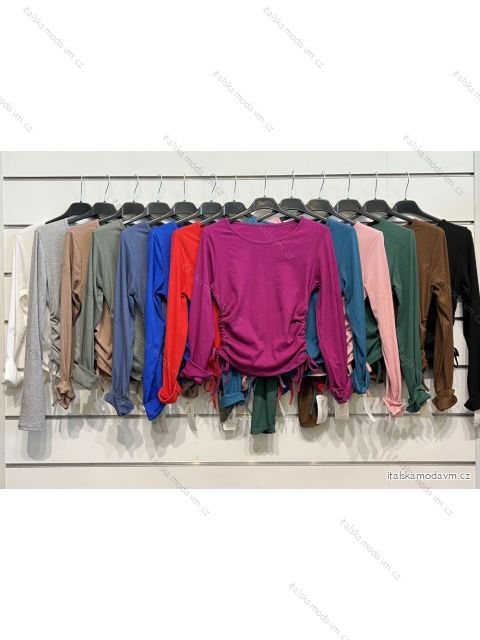 Tunika dlouhý rukáv dámská (S/M ONE SIZE) ITALSKÁ MÓDA IMPSH222706