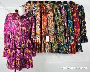 Šaty košeľové dlhý rukáv dámske (S/M ONE SIZE) TALIANSKA MÓDA IMPBB22B21660