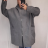 Kabát flaušový na zips s kapucňou dámsky nadrozměr (5XL / 6XLONE SIZE) TALIANSKÁ MÓDA IMD22757