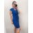 Šaty elegantní společenské dámske (XL-4XL) TALIANSKA MóDA IM922DRESSKRBLUE/DR 3XL <p>modrá kráľovská</p>