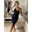 Šaty elegantné mini na ramienka dámske (S/M ONE SIZE) TALIANSKA MÓDA IM322105 korálová