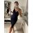 Šaty elegantné mini na ramienka dámske (S/M ONE SIZE) TALIANSKA MÓDA IM322105 korálová